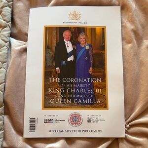 Coronation Souvenir Program of King Charles III and Queen Camilla